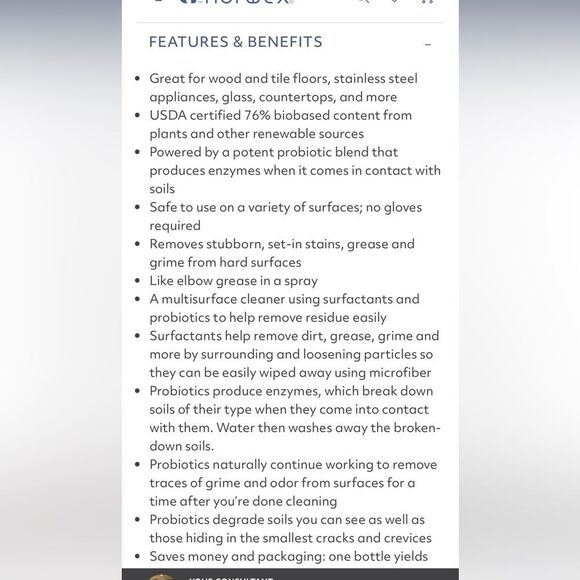 Norwex Probiotic Hard Surface Cleaner Concentrate NWT - Picture 7 of 11